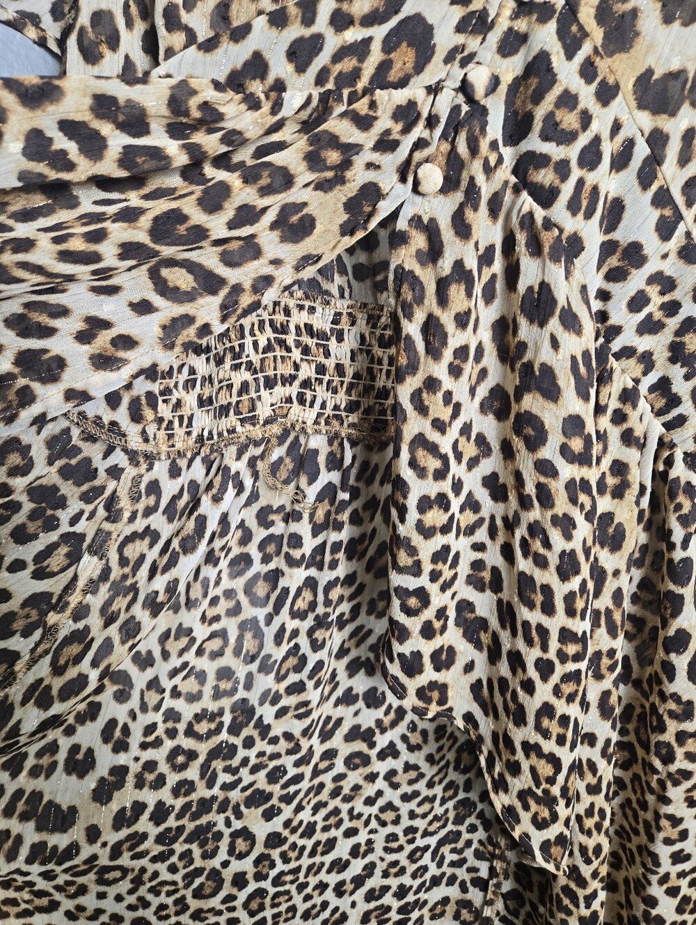 Torrid Leopard Print Sheer Dress Size 3X - Picture 7 of 16